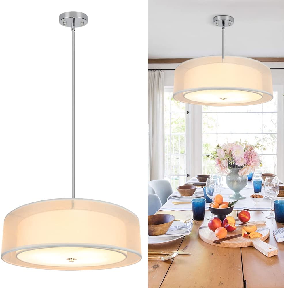 DLLT 3-Light Adjustable Semi Flush Mount Ceiling Fixture - 20