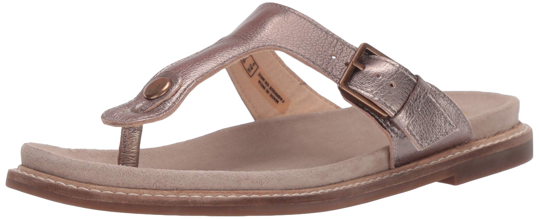 Clarks Women's Corsio Post Sandal - Comfortable Leather Walking Sandals for Women | Perfect for Summer, Travel & Casual Outings