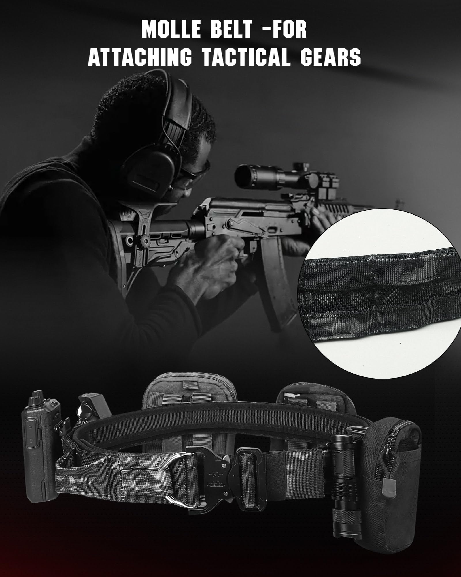 Tactical Belt for Men - 2