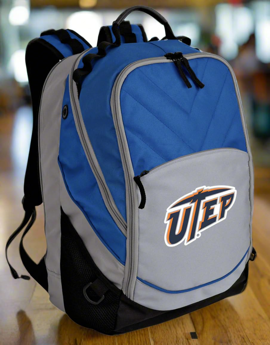 UTEP Backpack Official UT El Paso Laptop Computer Bag - Durable & Stylish for School, Work & Travel