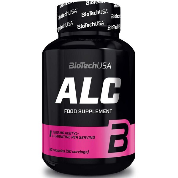 BioTechUSA ALC 60 Capsules - Premium Acetyl L-Carnitine Supplement for Energy & Focus - Supports Brain Health & Metabolism - Ideal for Fitness, Weight Loss & Cognitive Performance