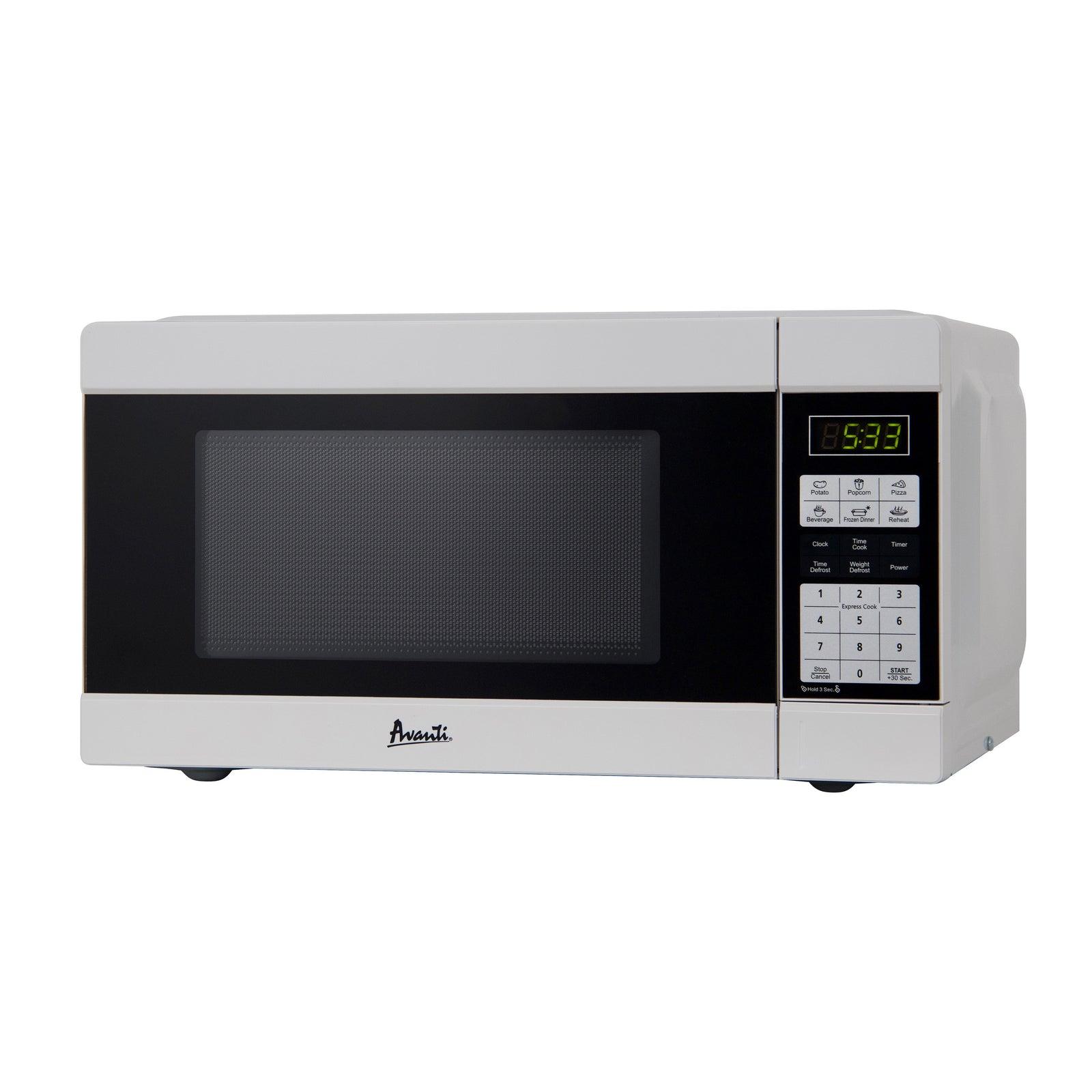Avanti MT113K3S 1.1 Cu. Ft. Compact Countertop Microwave Oven - Perfect for Small Kitchens, Dorms & Office Spaces