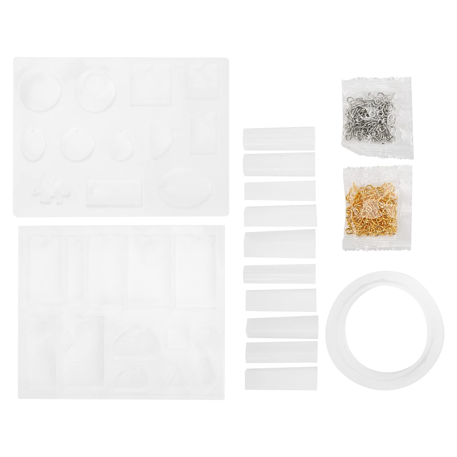 Premium Silicone Jewelry Molds for DIY Crafting - Smooth Shiny Casting Molds for Resin, Epoxy, Polymer Clay - Perfect for Earrings, Pendants & Handmade Jewelry Making at Home