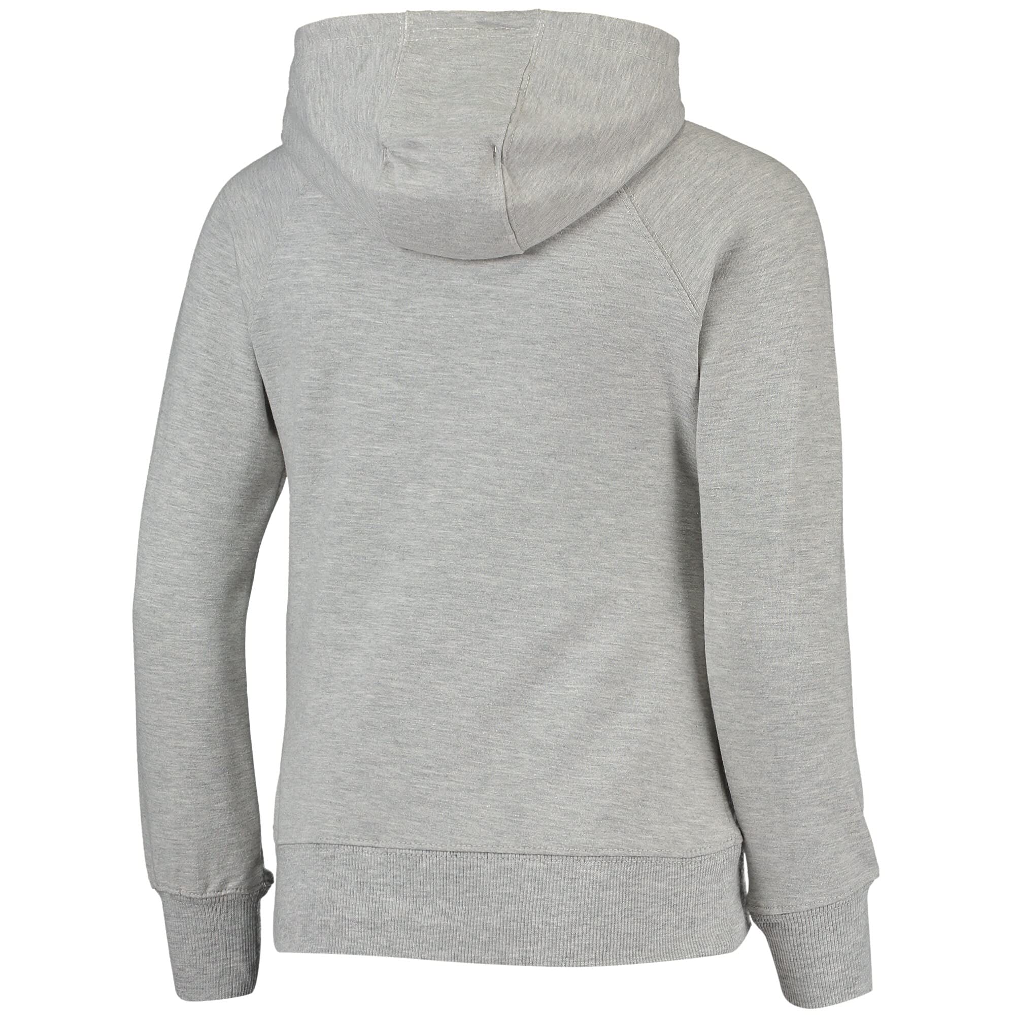 Outerstuff Girls Youth Heathered NFL Bossy Funnel Neck Pullover Hoodie - Warm & Stylish Football Sweatshirt for Kids, Perfect for Game Day, School & Outdoor Activities