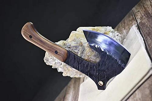 Sabrd Axe - High Carbon Steel Blade with Rosewood Scabbard - Premium Camping & Survival Tool for Outdoor Adventures, Hiking, and Bushcraft