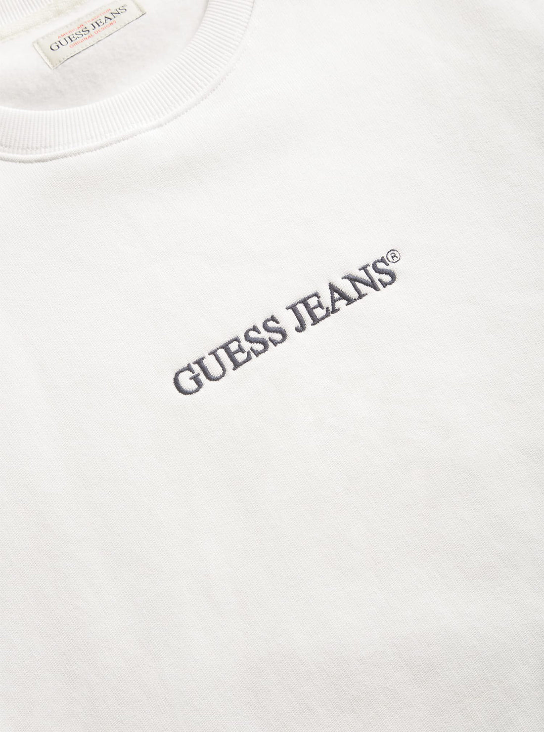 Guess Women's White Logo Jumper Sweater - Casual Pullover Knit Top for Fall & Winter | Perfect for Daily Wear, Office Outfits and Weekend Hangouts