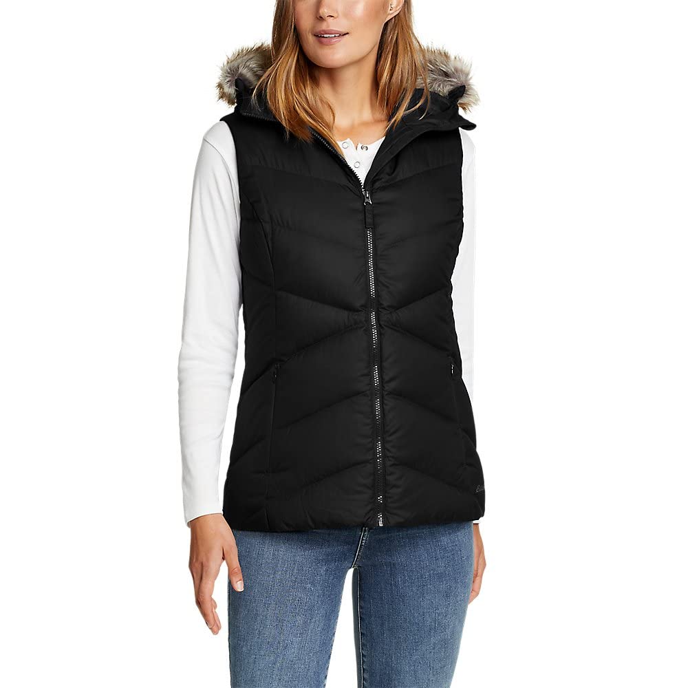Eddie Bauer Women's Classic Down Vest - Lightweight Warm Puffer Vest for Outdoor Activities, Hiking & Casual Wear