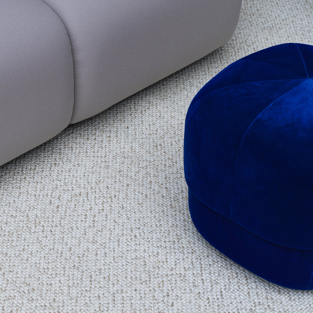 Velour Circus Pouf - Stylish and Comfortable Floor Seating for Kids' Rooms, Playrooms, and Living Rooms