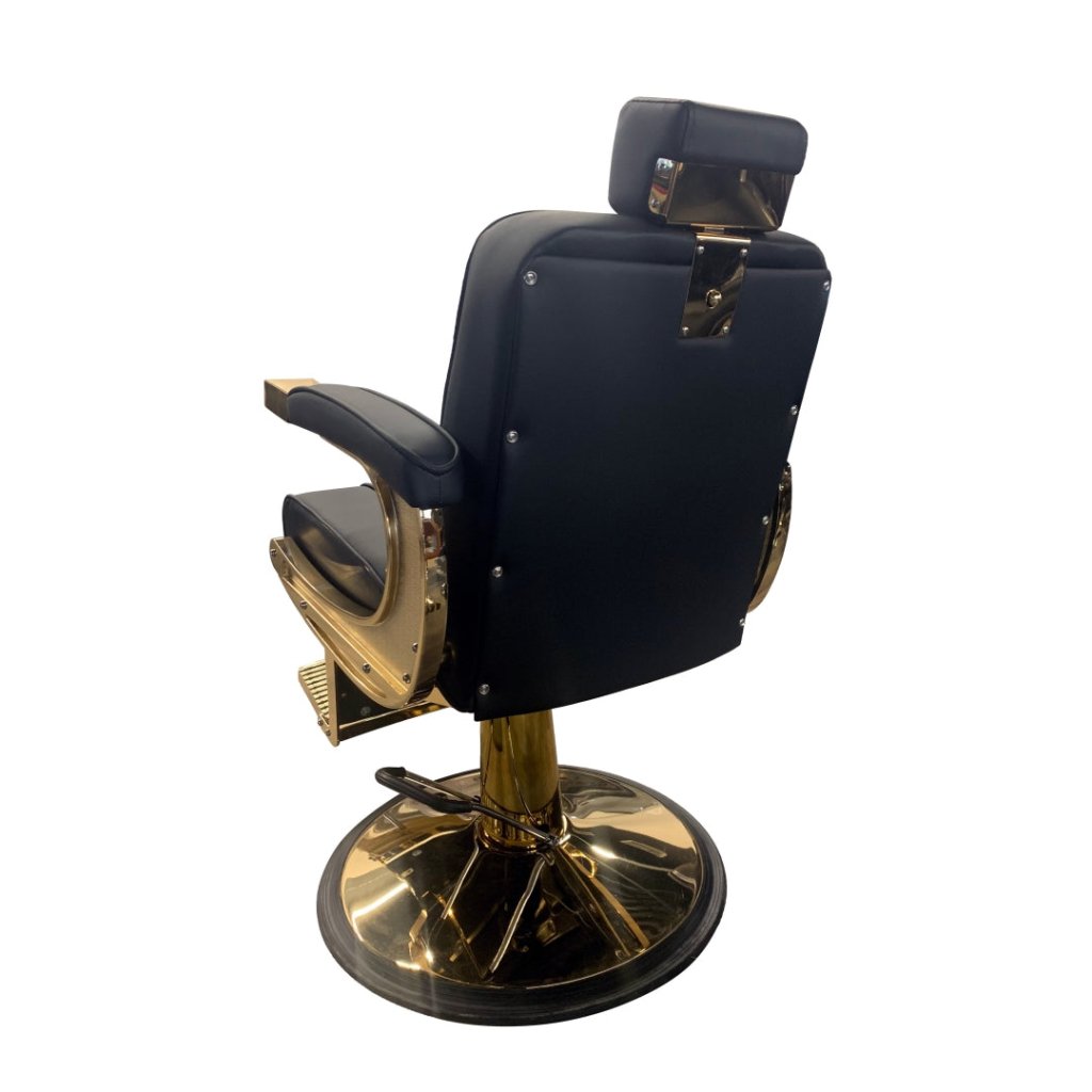 Greenlife Ninja Advance Modern Classic Hydraulic Salon Barber Chair - Professional Hair Cutting Styling Chair for Barbershops & Salons - Heavy Duty Adjustable Hydraulic Stylist Chair with Headrest & Footrest