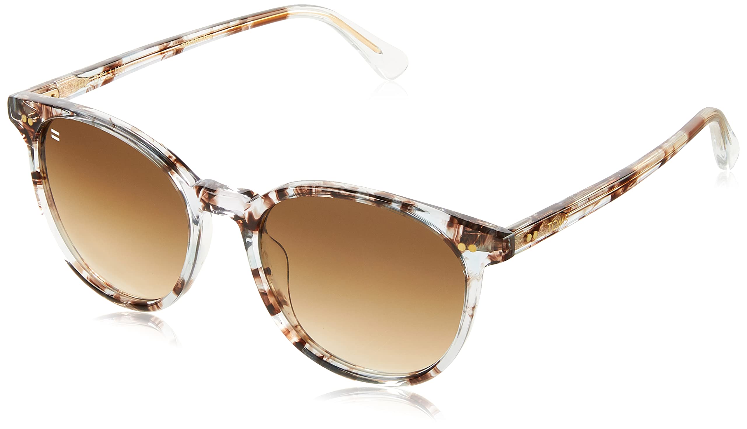 TOMS Round Sunglasses for Women & Men - Classic UV Protection Shades for Outdoor, Beach, and Driving - Stylish Aviator Sunglasses for Fashion & Sun Safety