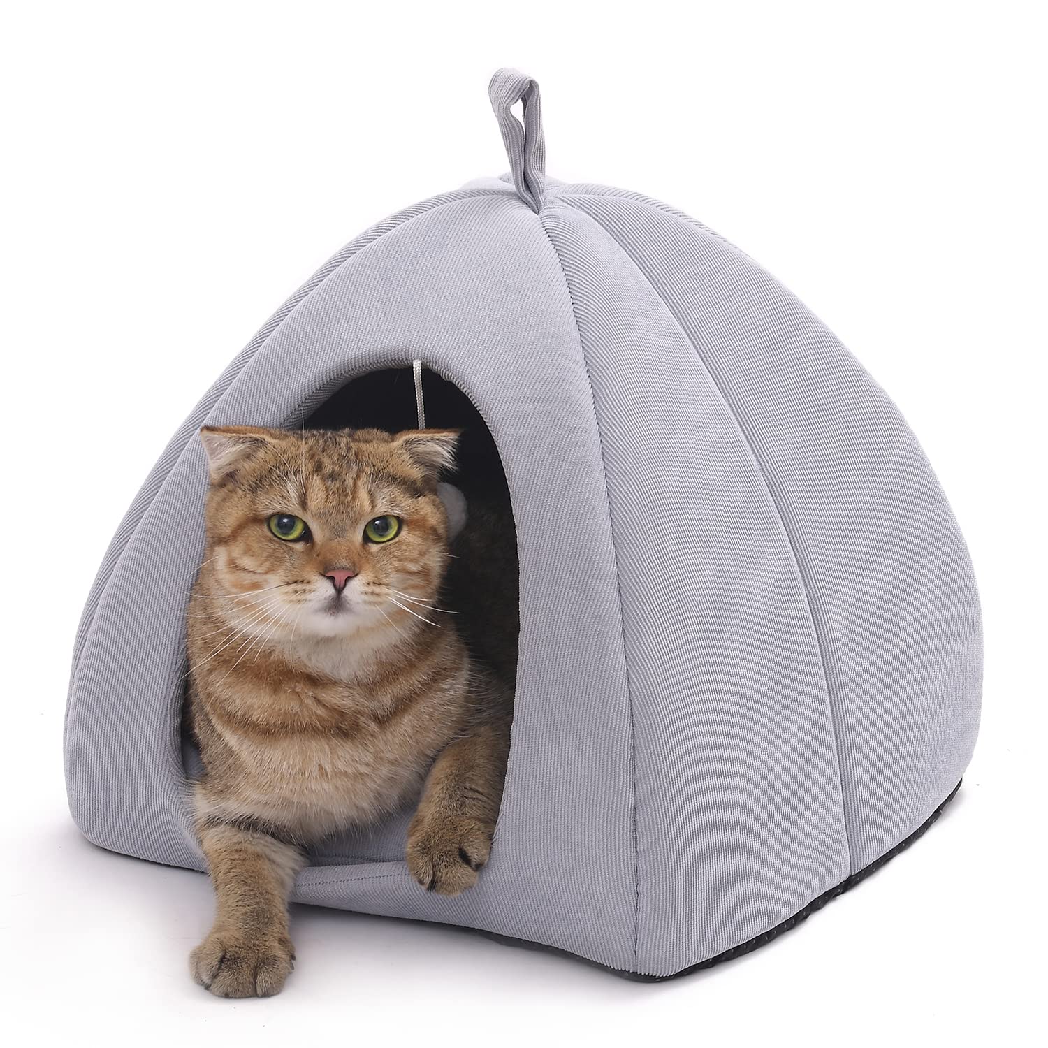 Cozy Foldable Cat Cave Bed - Soft & Comfortable Cat Tent House for Indoor & Outdoor Cats - Perfect for Napping, Lounging & Traveling