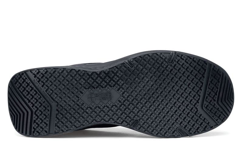 Women's Slip-Resistant Comfortable Sneakers - Shoes for Crews Energy II - Black Size 8 | Non-Slip Work Shoes for Nurses, Waitresses & Restaurant Staff