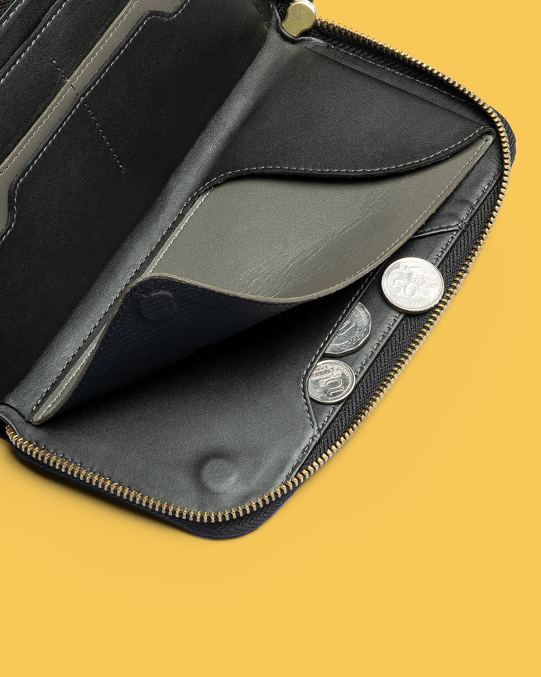 Premium Zipper Carryall Zip Wallet for Men & Women - RFID Blocking Travel Wallet with Multiple Card Slots - Perfect for Travel, Business & Everyday Use