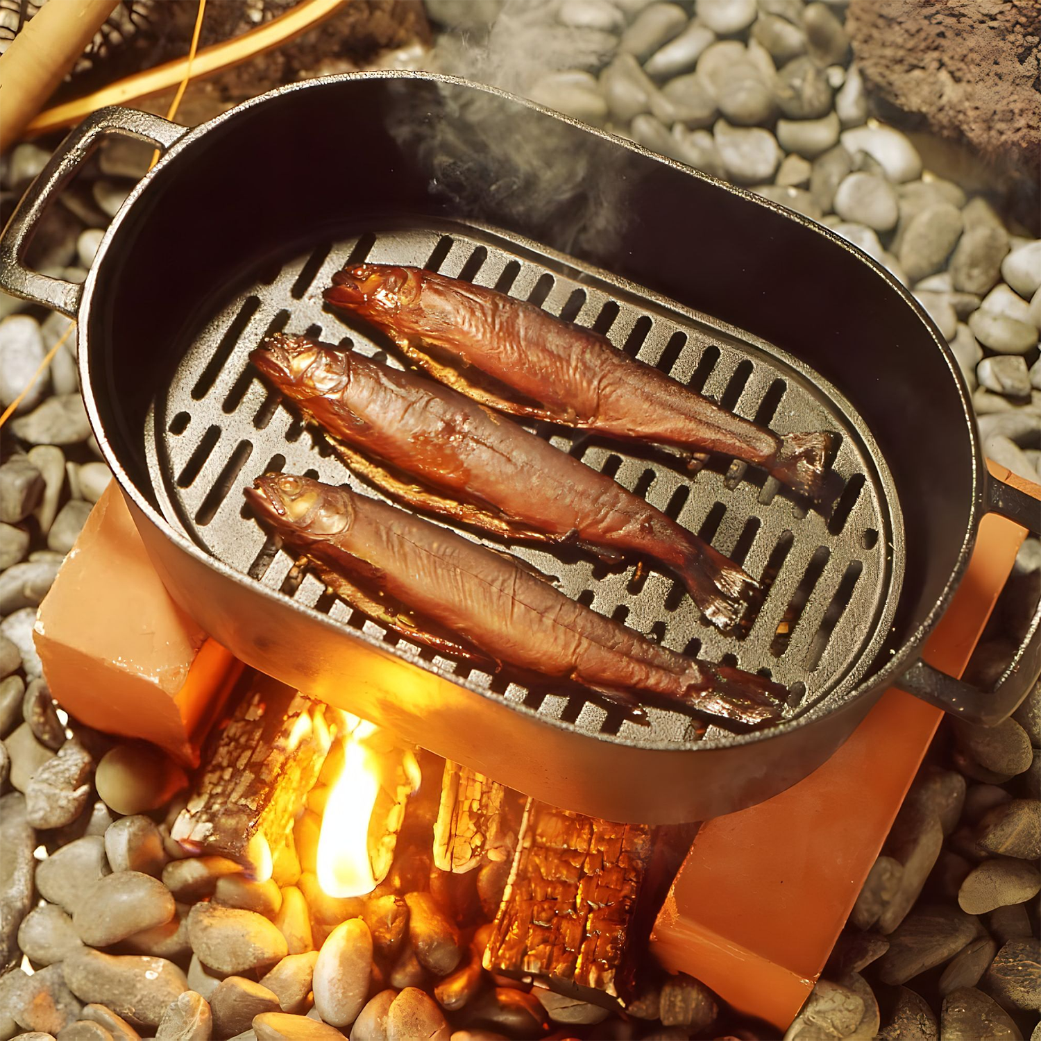 Premium Iwachu Nambu Cast Iron Dutch Oven - 5.5 QT Enameled Pot with Lid, Japanese Traditional Cookware for Braising, Stewing & Baking - Perfect for Soups, Bread & Camping Cooking