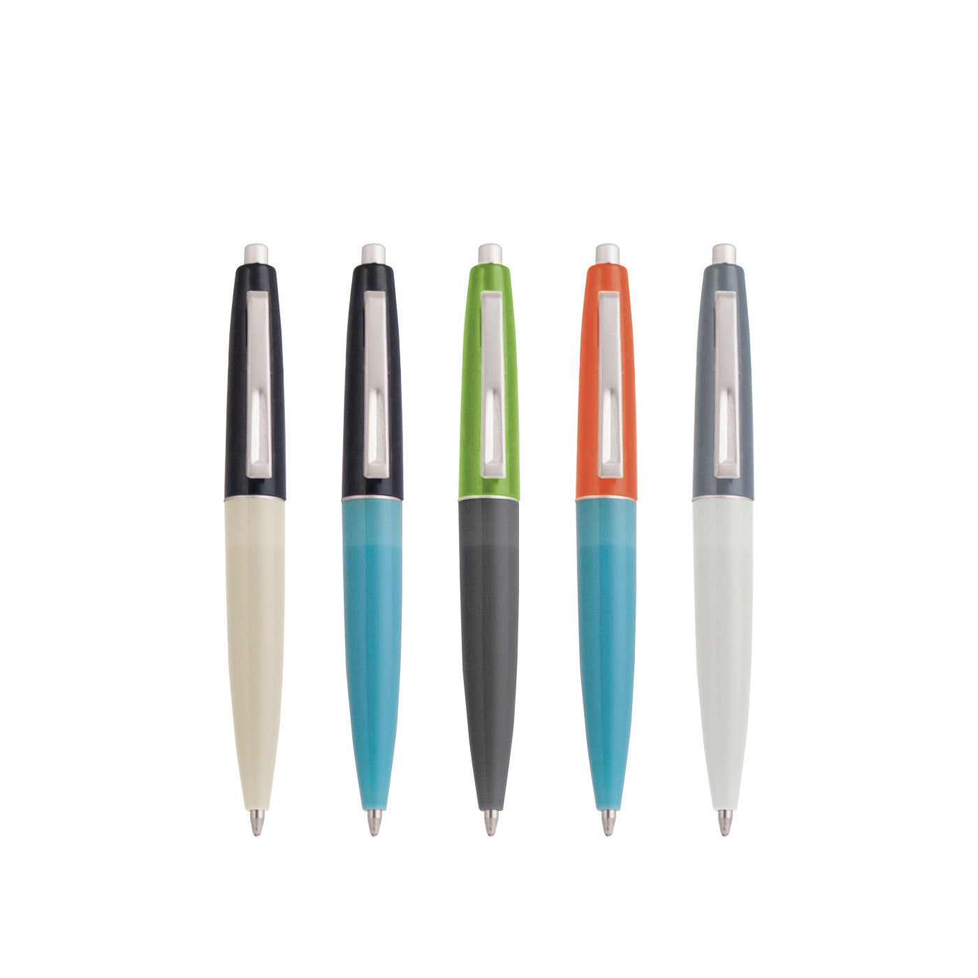 Vintage Mini Retractable Ballpoint Pens - Classic Retro Style Writing Pens for Journaling, Note Taking & Gift Giving