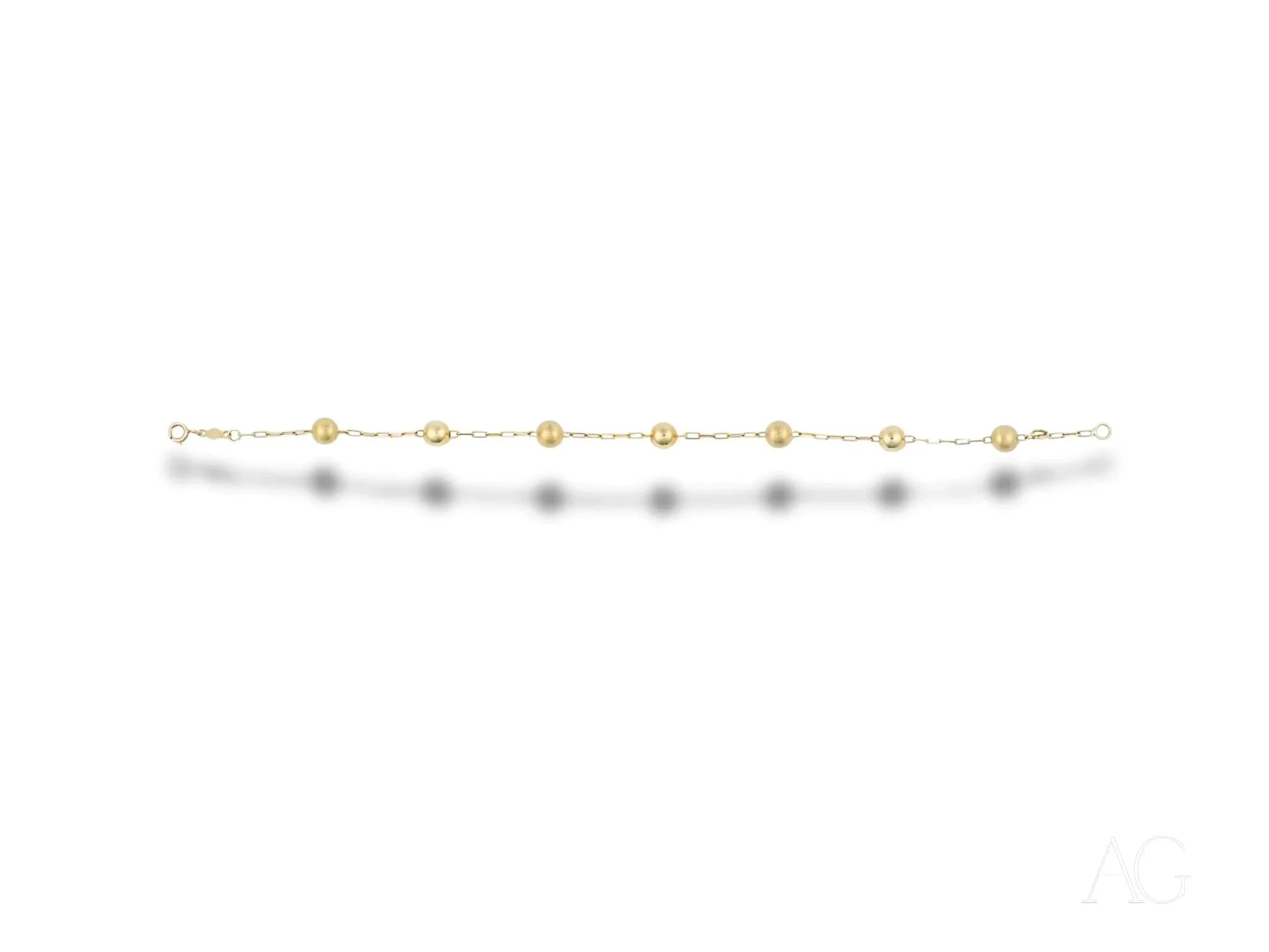Elegant 18k Gold Women's Bracelet with Spring Ring Clasp - Perfect for Weddings, Parties & Everyday Luxury Jewelry