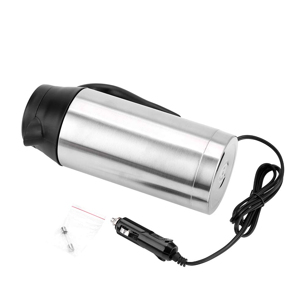 **Samfox 750ml Portable Electric Kettle - 24V Fast Heating Travel Water Boiler for Coffee, Tea & Instant Meals - Perfect for Camping, Office & Road Trips**