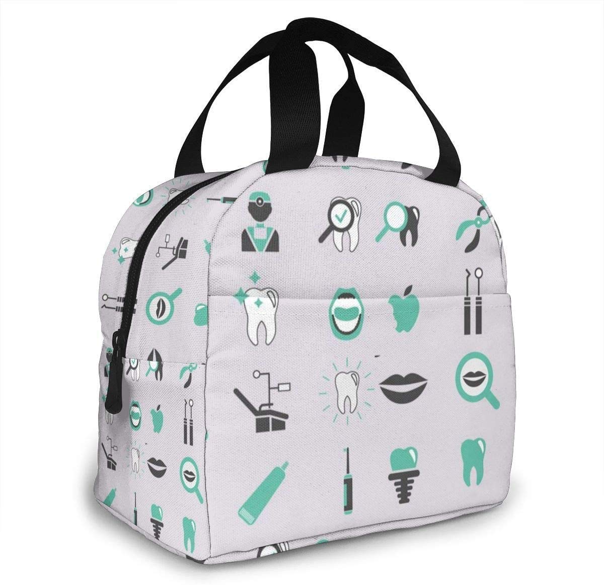 Insulated Lunch Box for Dentists & Dental Hygienists - Portable Thermal Lunch Bag for Women & Teens - Perfect for Work, School & Travel Meals