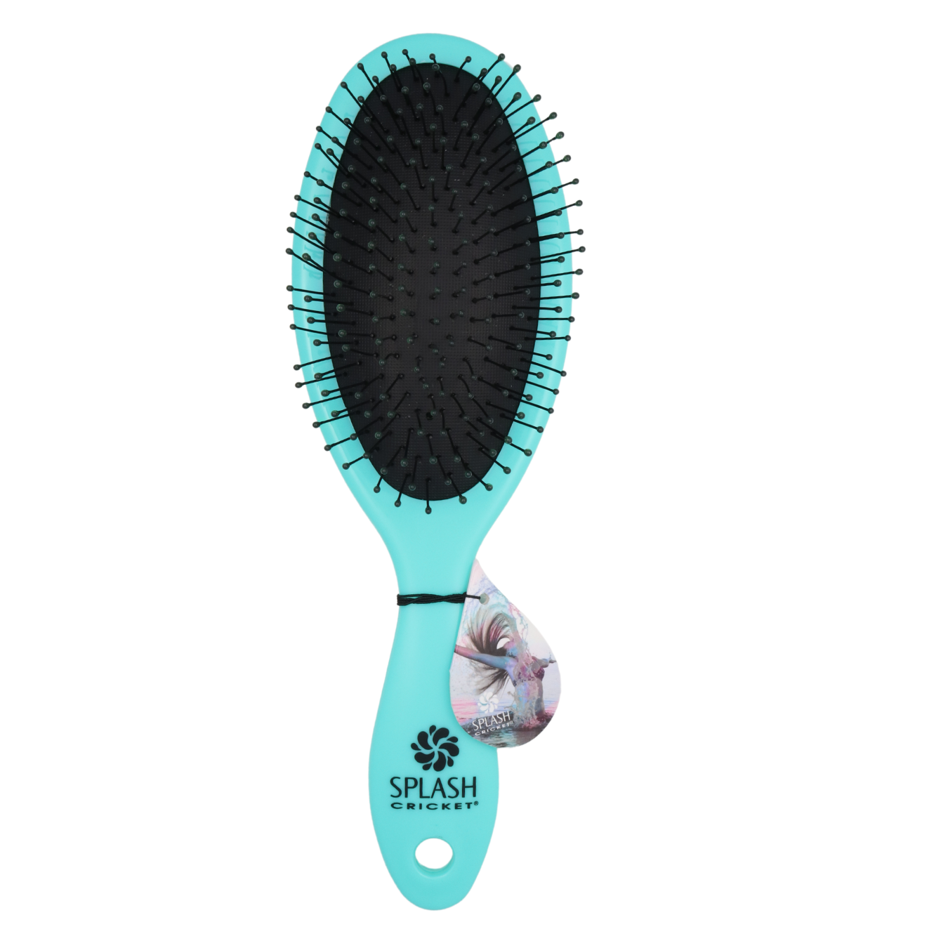 Cricket Splash Detangling Hair Brush for Wet & Dry Hair - Gentle Knot Remover for Kids & Adults - Perfect for Shower, Pool & Beach (1 Count)