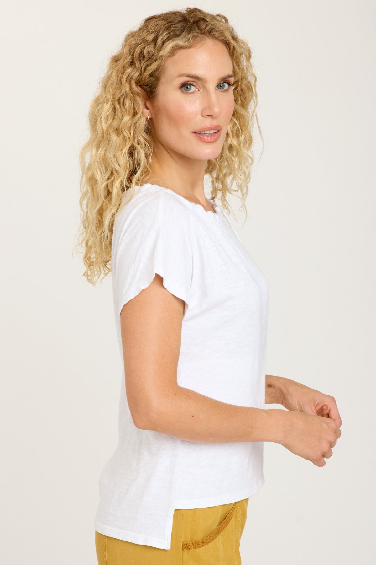 Exelda Premium Cotton T-Shirt for Men & Women - Soft Breathable White Tee - Casual Comfort Fit for Everyday Wear, Gym, and Outings