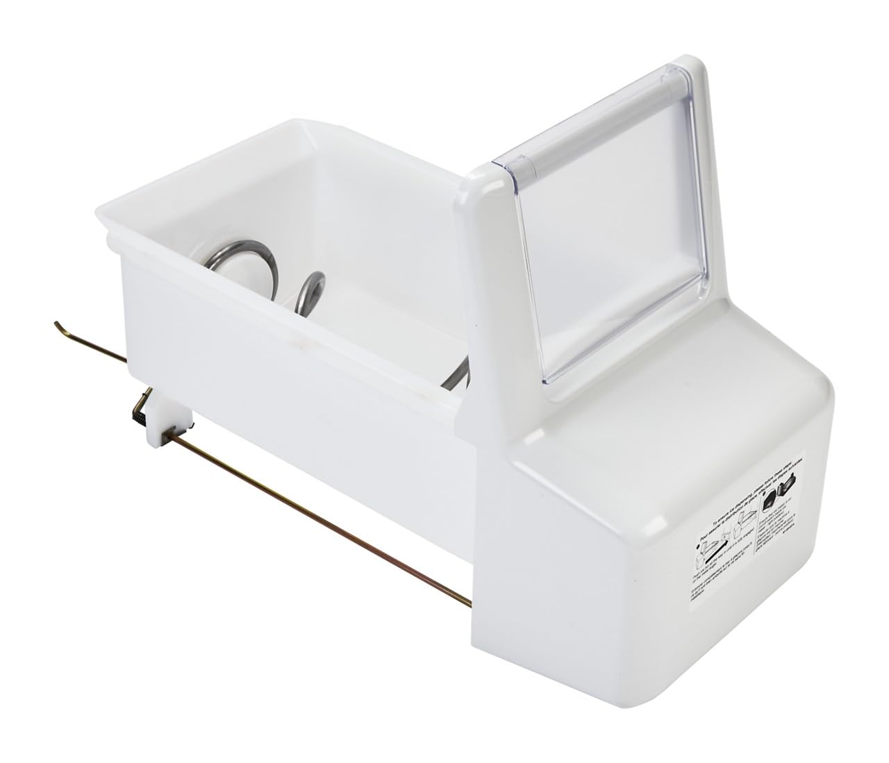 Whirlpool WPW10558424 OEM Side by Side Refrigerator Ice Bin Replacement Part - Compatible with Select Whirlpool Models, Perfect for Kitchen Appliance Repair & Ice Maker Maintenance