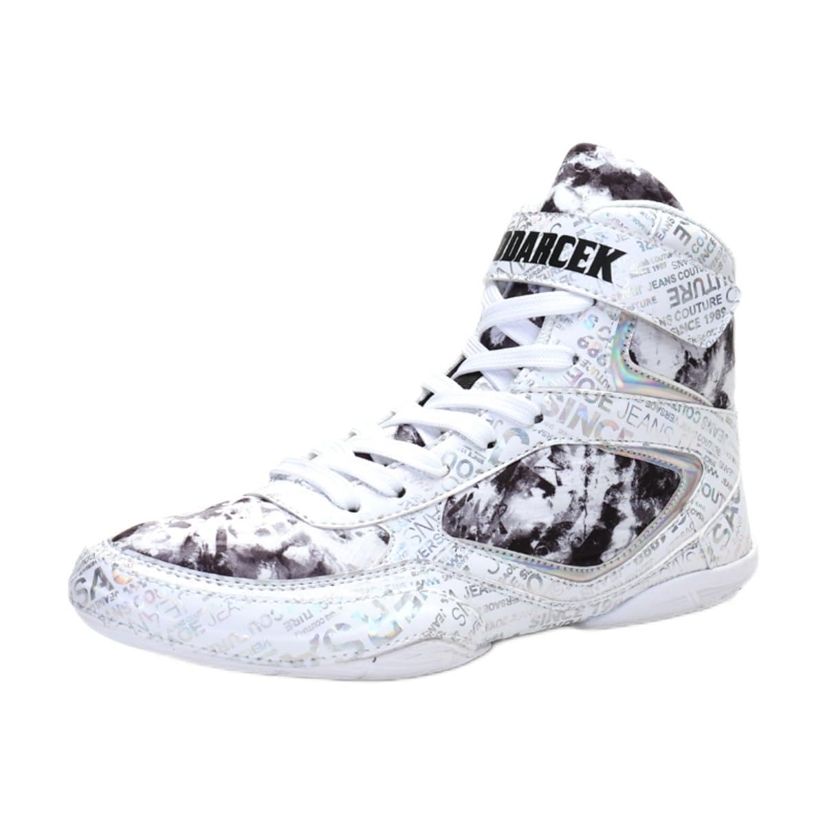 Best Men's Boxing & Wrestling Shoes - High Top Fitness Sneakers for Training, MMA & Gym Workouts - Lightweight & Breathable for Maximum Performance