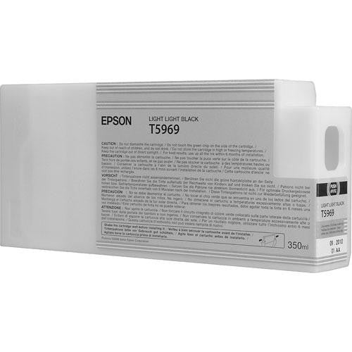 Epson T596900 350ml Ultrachrome HDR Ink Cartridge - Compatible with Epson 7900/7890/9890/9900 Printers - Light Light Black for Professional Photo Printing & Fine Art Reproduction