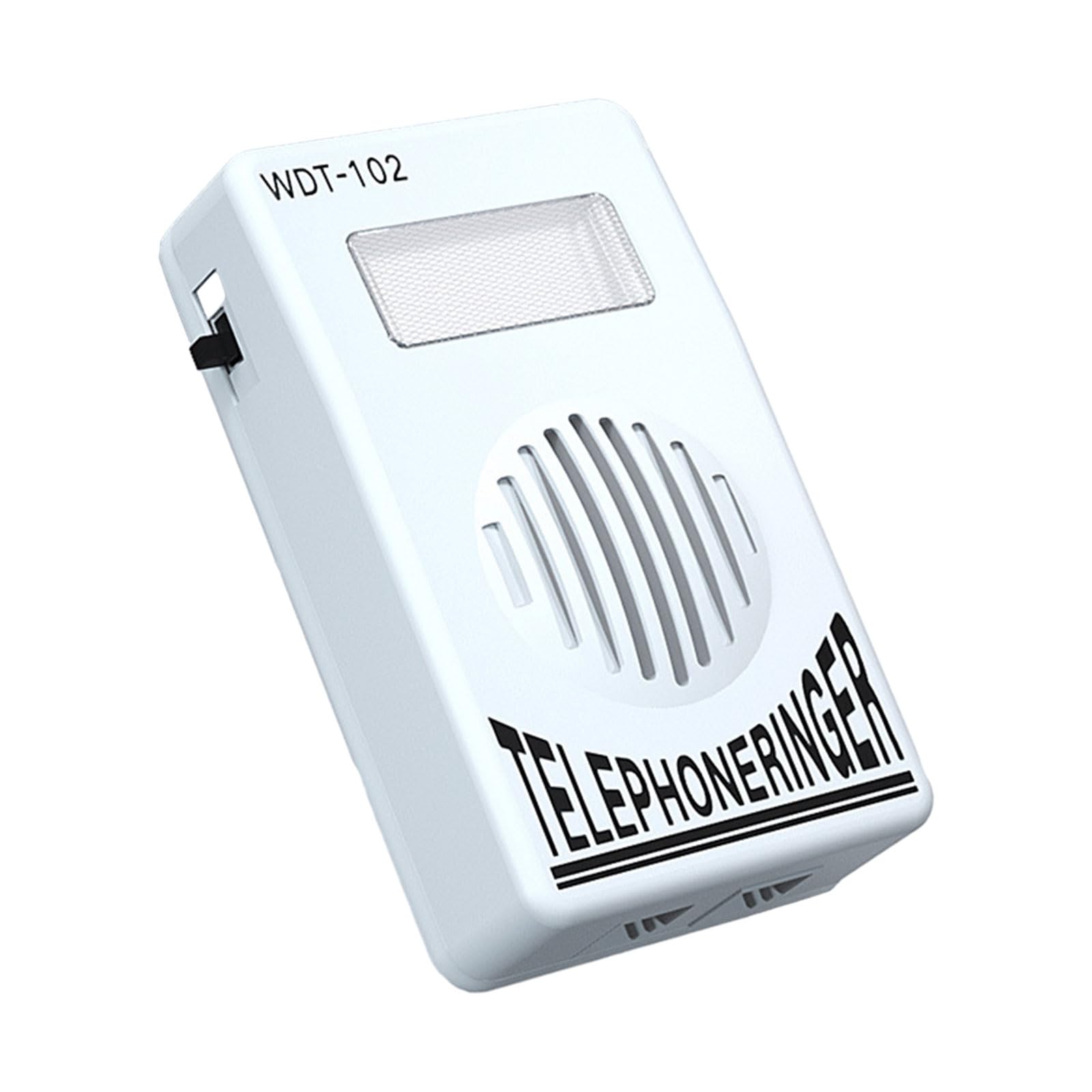 YOGOTEU External Loud Telephone Ringer Amplifier - No Power Needed Phone Ring Booster for Clearer Calls | Perfect for Seniors, Offices & Hearing Impaired Users