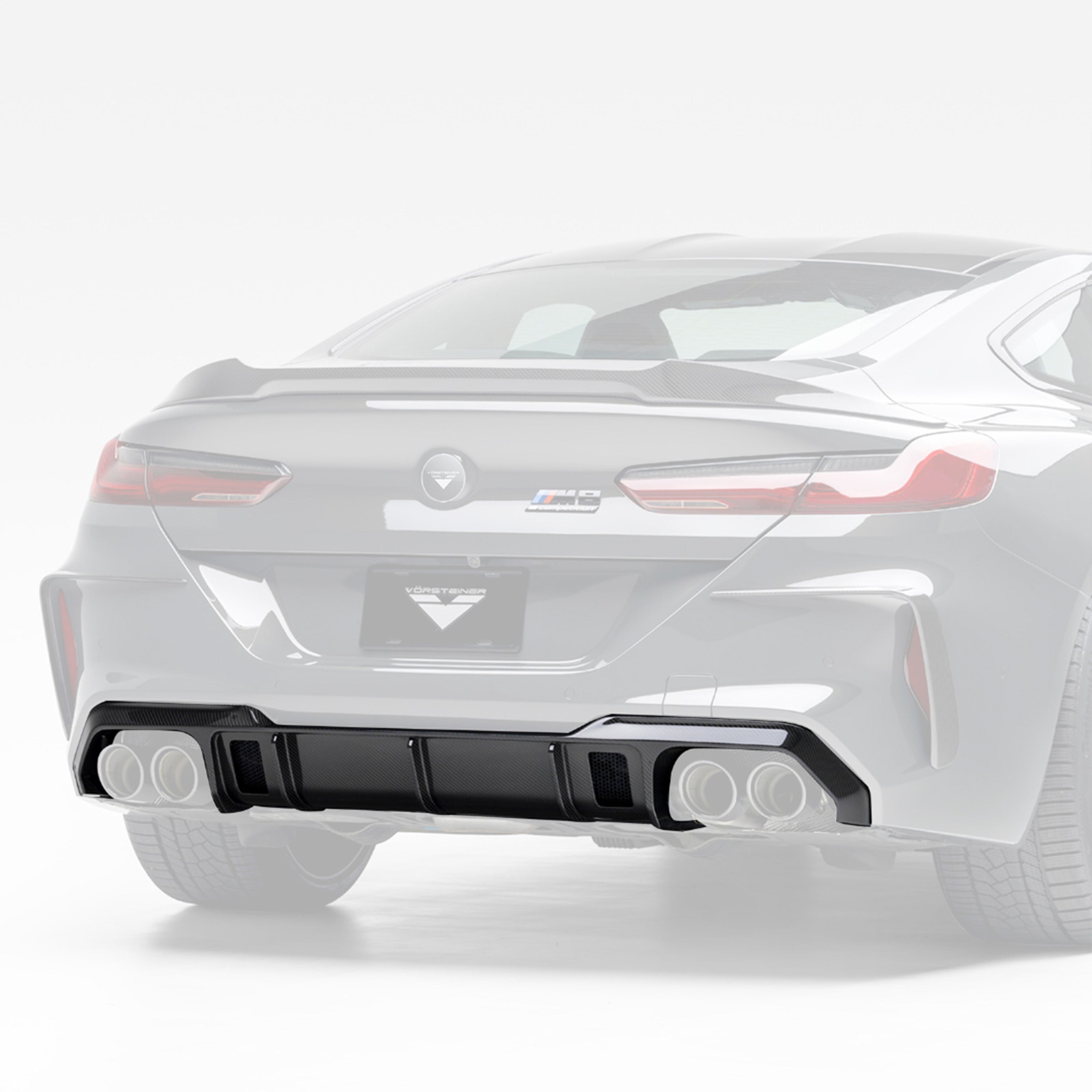 BMW M8 Performance Body Kit - Front Spoiler, Grille, Decklid Spoiler, Eyebrows & Rear Diffuser with V FF Wheels | Aerodynamic Upgrade for Street & Track Racing