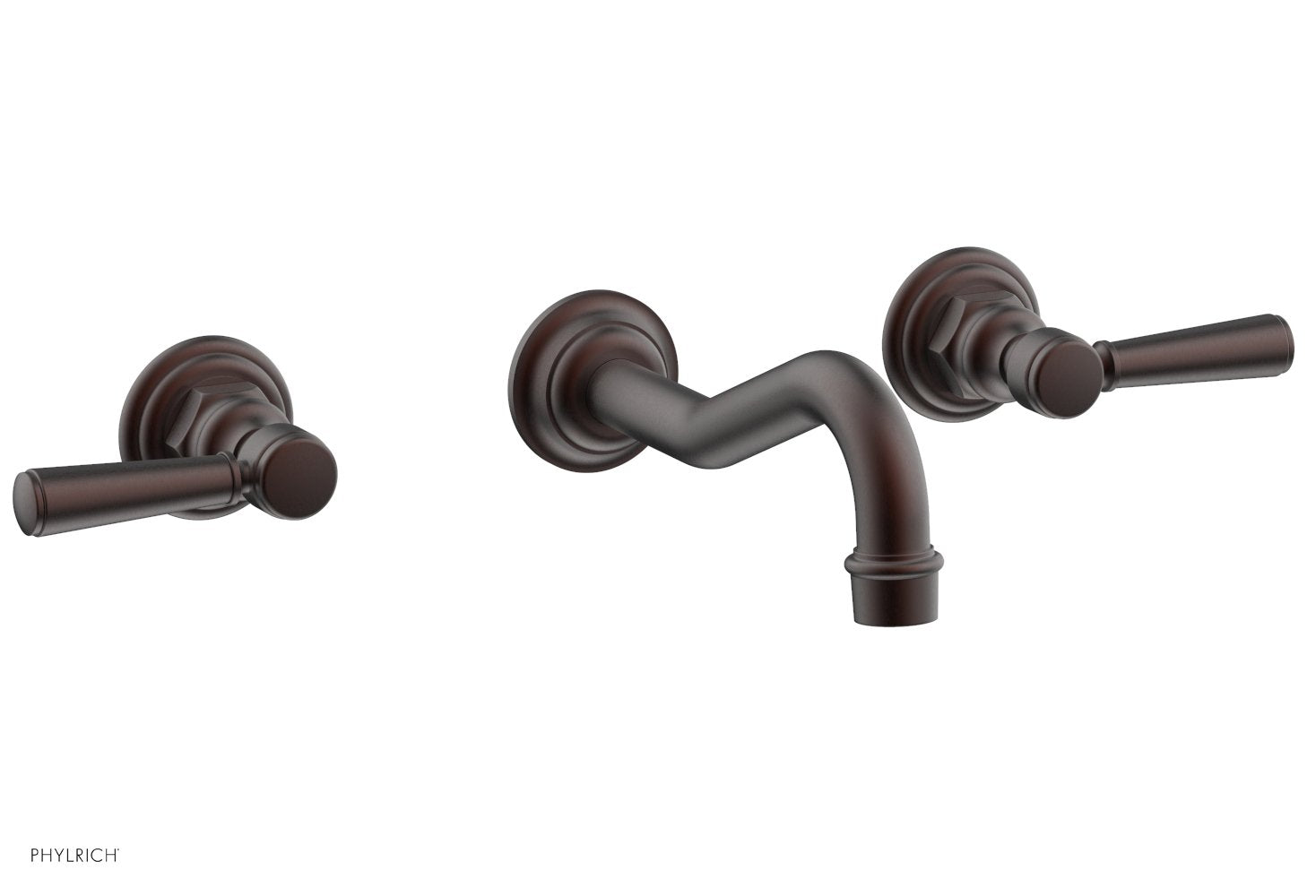 HENRI Wall Mounted Tub and Shower Faucet Set with Lever Handles - Model 161 57 - Perfect for Modern Bathroom Renovations and Spa-Like Showers