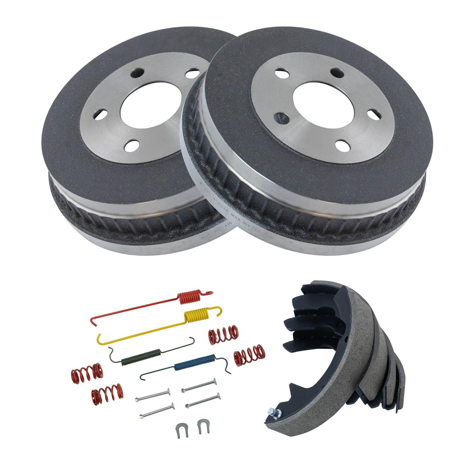 Rear Brake Drum Shoe & Hardware Kit LH RH Set for Ford Taurus Mercury Sable | Complete Brake Repair Kit | Perfect for DIY Auto Maintenance & Professional Mechanic Use