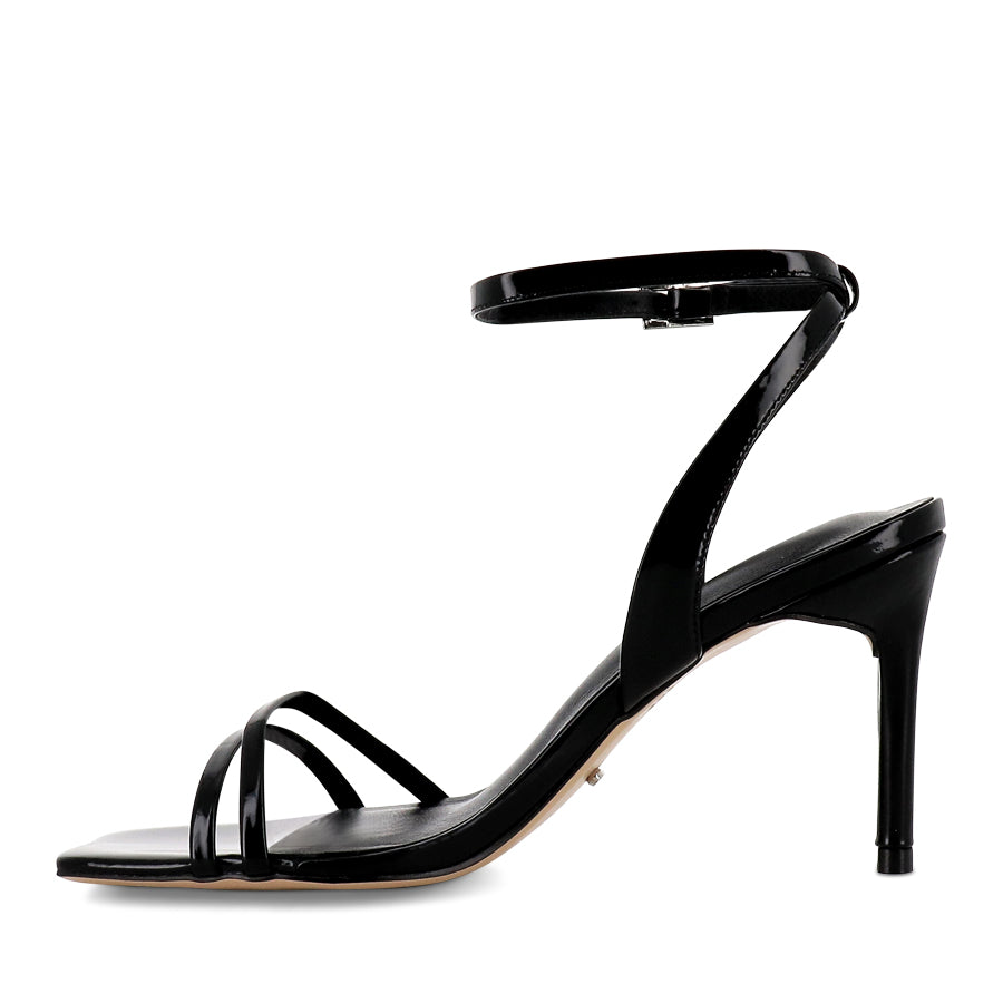 CAMELIA Black Patent Leather Shoes for Women - Stylish & Comfortable Heels for Work, Party & Evening Events