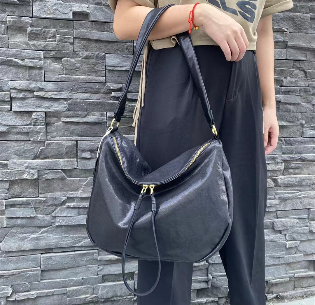 Genuine Italian Leather Crossbody Bag for Women - Stylish & Durable Shoulder Purse for Work, Travel & Everyday Use