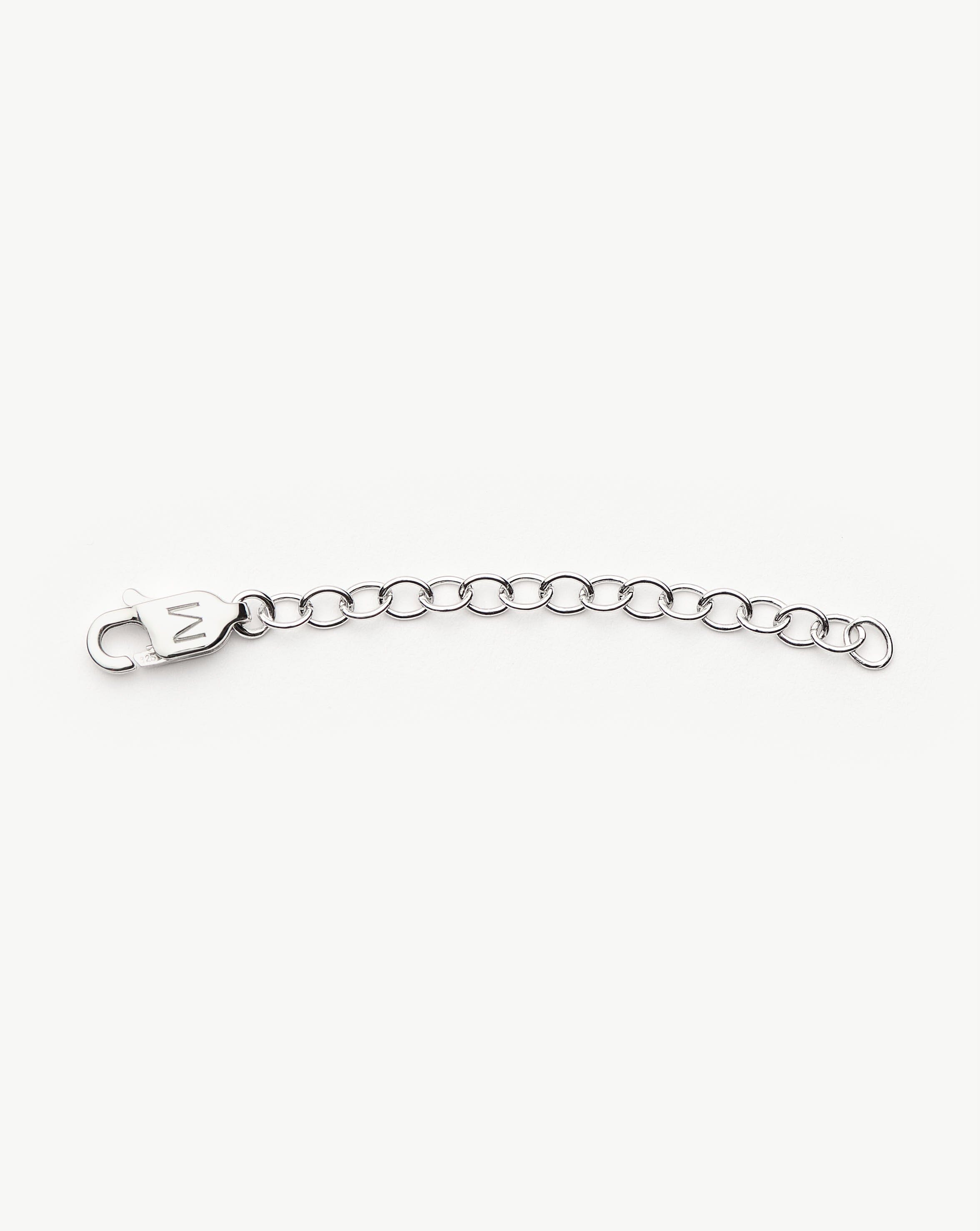 Adjustable Sterling Silver Chain Necklace Extender - Perfect for Layering, Customizing Length & Jewelry Repair - Ideal for Pendants, Charms & Fashion Accessories