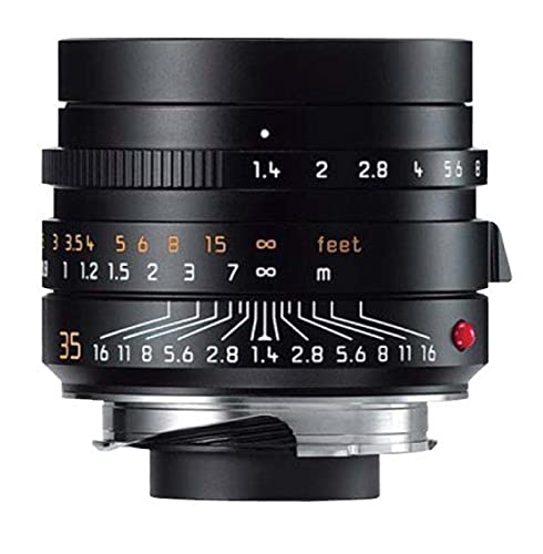 Leica Summilux M 35mm f/1.4 ASPH Black Lens for Professional Photography - Perfect for Street, Portrait & Low Light Shooting