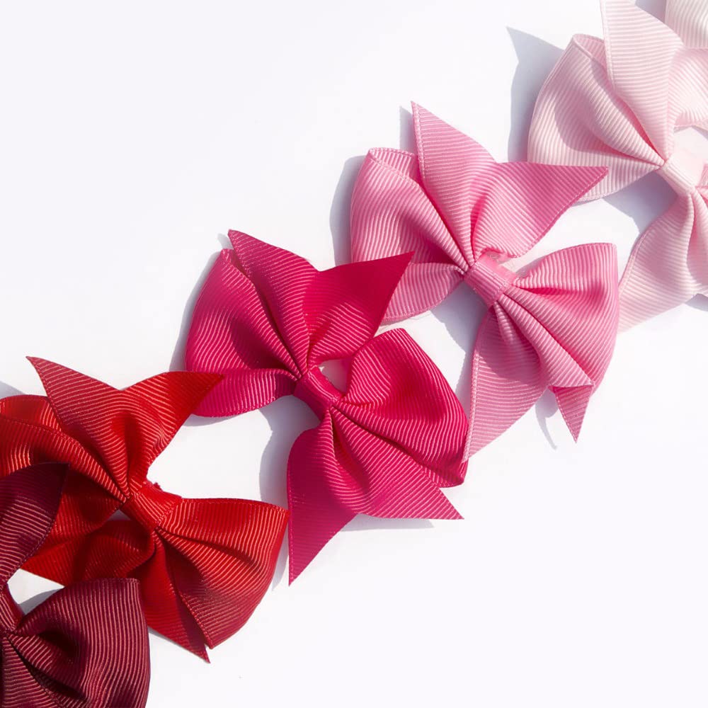 JOYOYO 20 Pcs Hair Bows for Girls - 3.5 Inch Medium Size Hair Clips for Toddlers & Kids - Perfect for School & Parties