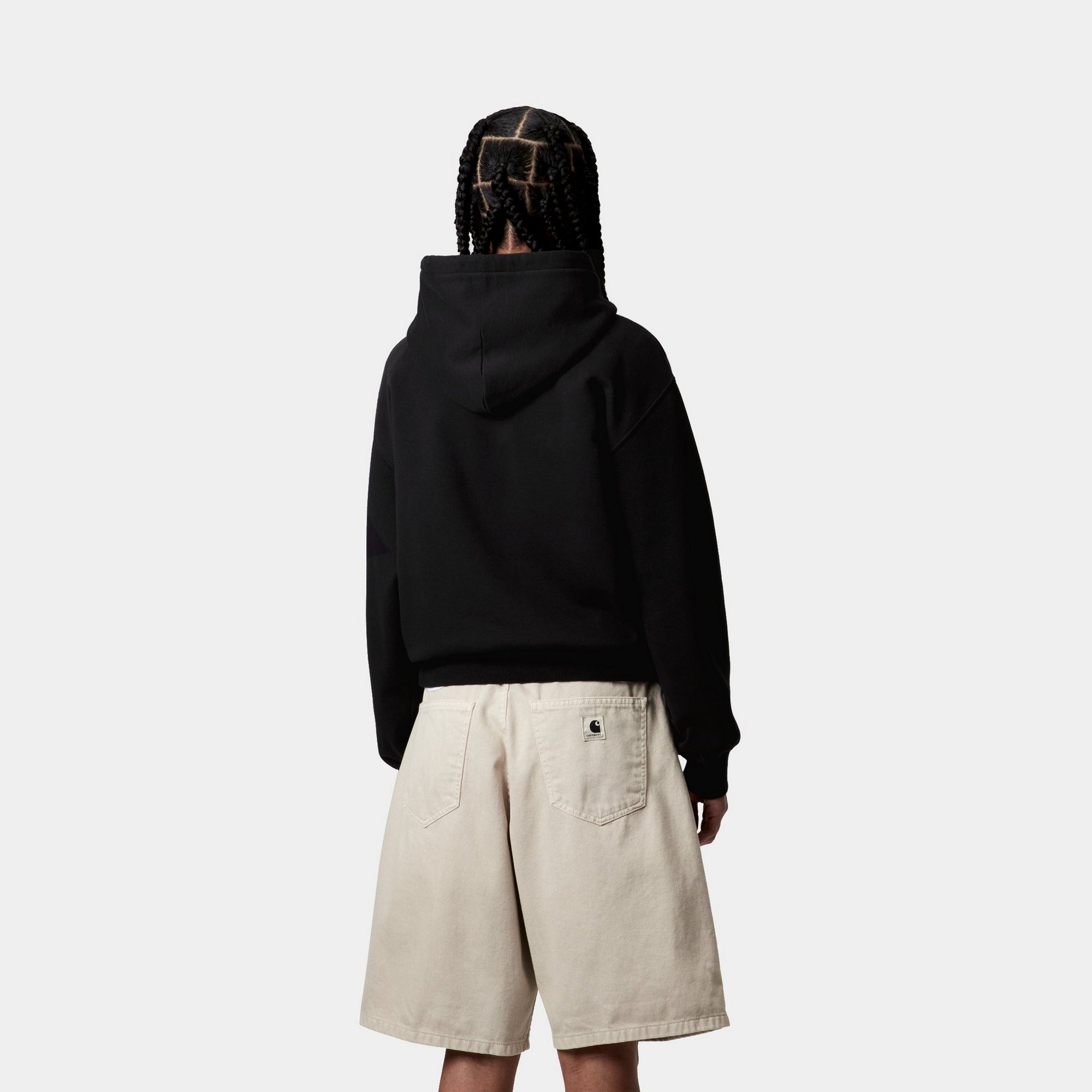 Women's Hooded WIP Sweatshirt - Black | Comfortable Pullover Hoodie for Casual Wear & Street Style | Perfect for Gym, Running, and Everyday Outfits