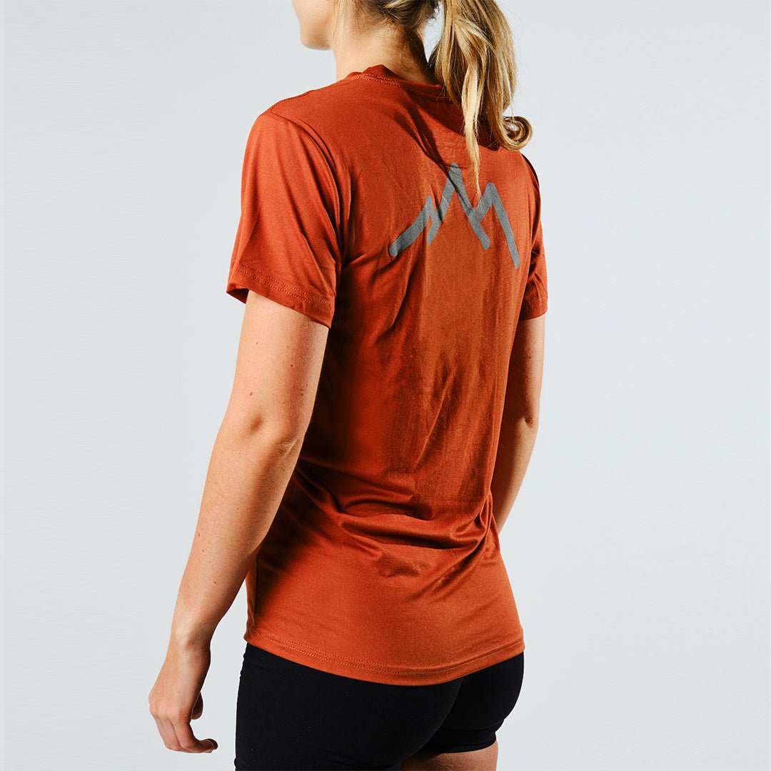 Eco-Friendly Women's Running T-Shirt - Tarkine Ultra Tee (Orange, Standard Thickness) | Perfect for Outdoor Jogging, Gym Workouts & Sustainable Activewear