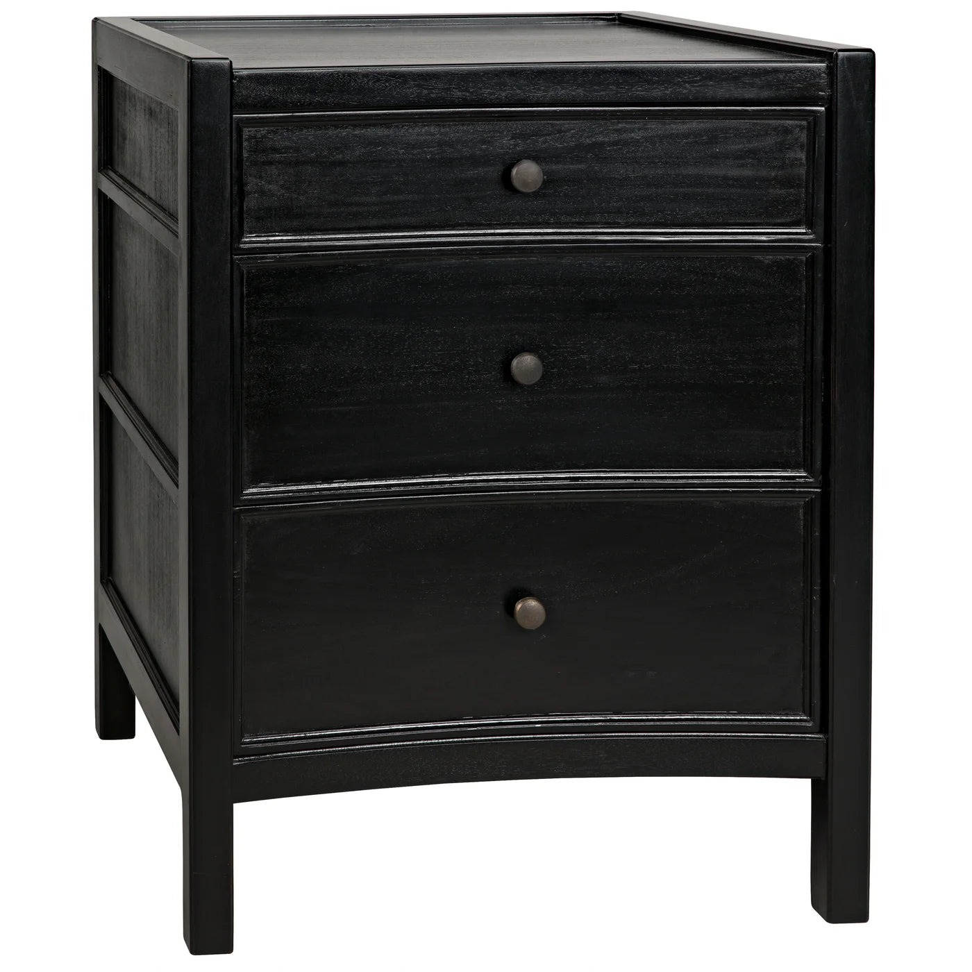 24x22.5x31h Curved Small Storage Cabinet - Compact Organizer for Bathroom, Bedroom, or Office Use