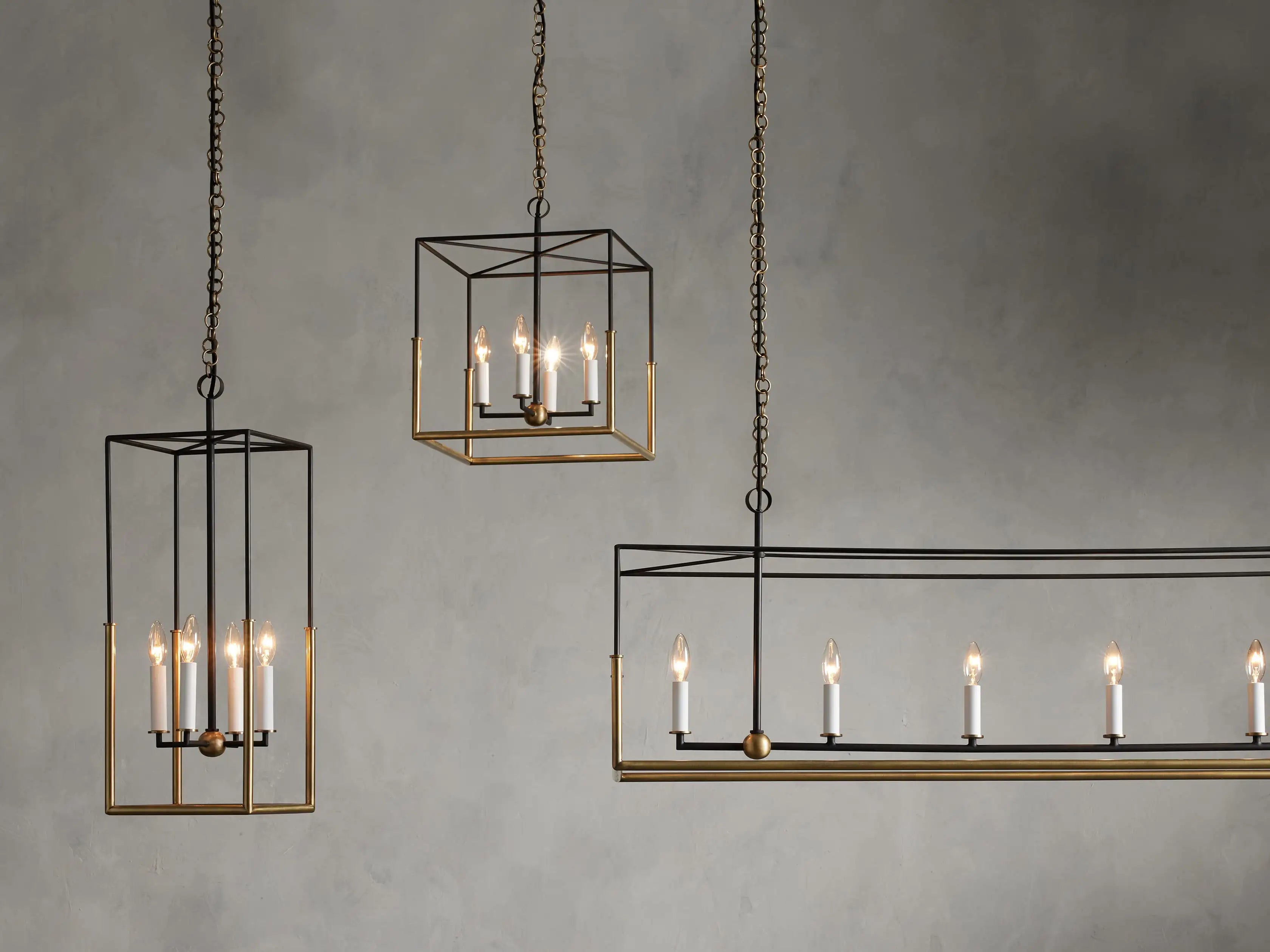 Holt 6-Light Modern Linear Chandelier - Brushed Nickel Finish for Dining Room, Kitchen Island & Contemporary Home Decor