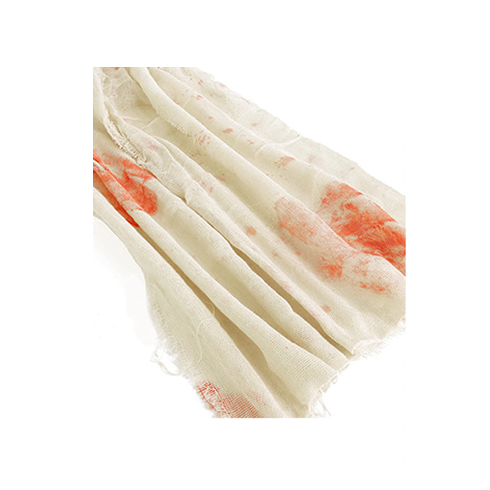 Spooky Halloween Blood Stained Tablecloth - Lightweight Gauze Table Cover with Realistic Blood Splatter Design, Perfect for Haunted House Decor, Horror Parties & Halloween Festival Decorations