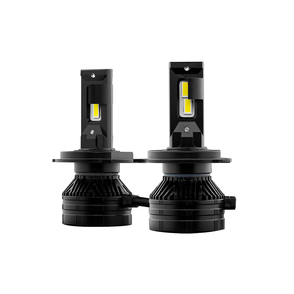 VISION H4 High/Low CSP LED Conversion Kit - 6000K Cool White Light - 15000/10000 Lumens - 150/100 Watts - Perfect for Car Headlight Upgrades & Night Driving Safety