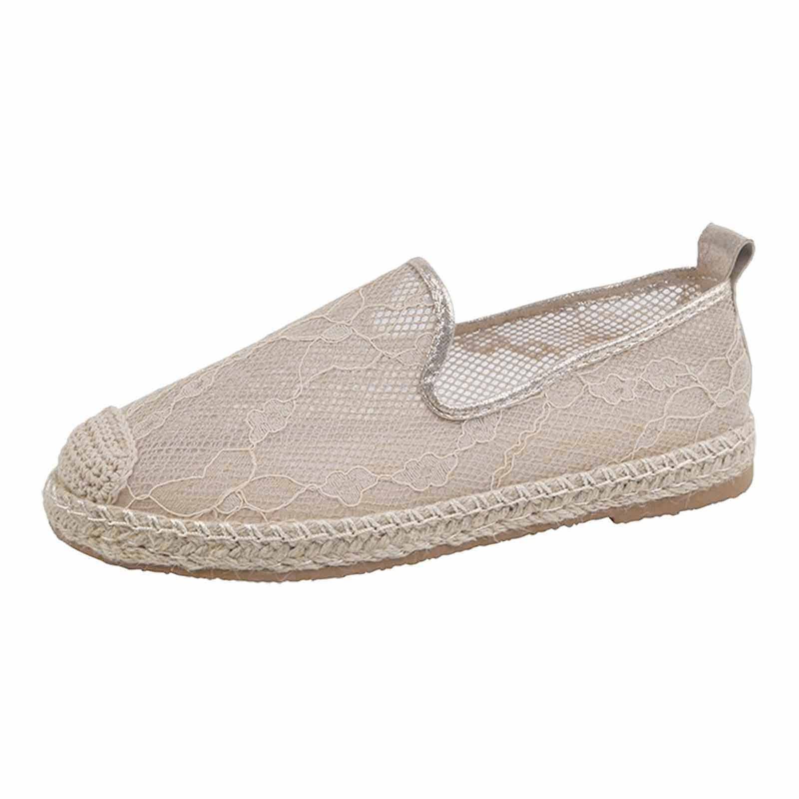 FASDNENDYS Women's Size 9 Sneakers - Breathable Floral Hollow Out Flat Shoes for Casual Wear & Fisherman Style | Perfect for Walking, Shopping & Outdoor Activities