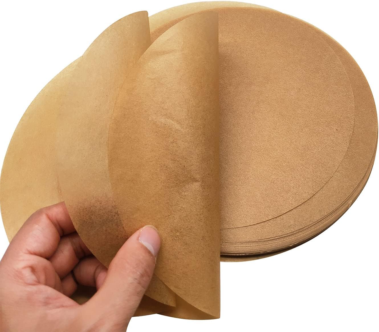 150 Sheets Round Baking Parchment Paper - 6, 8, 10 Inch Non-Stick Cake Pan Liners for Baking, Grilling & Steaming | Perfect for Cookies, Pies, Bread & More | Oven, Air Fryer & Microwave Safe