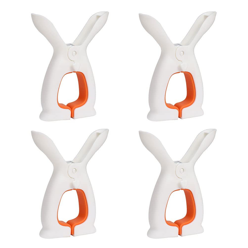 LUOZZY 4pcs Heavy Duty Windproof Clips for Quilts, Towels & Blankets - Indoor/Outdoor Use