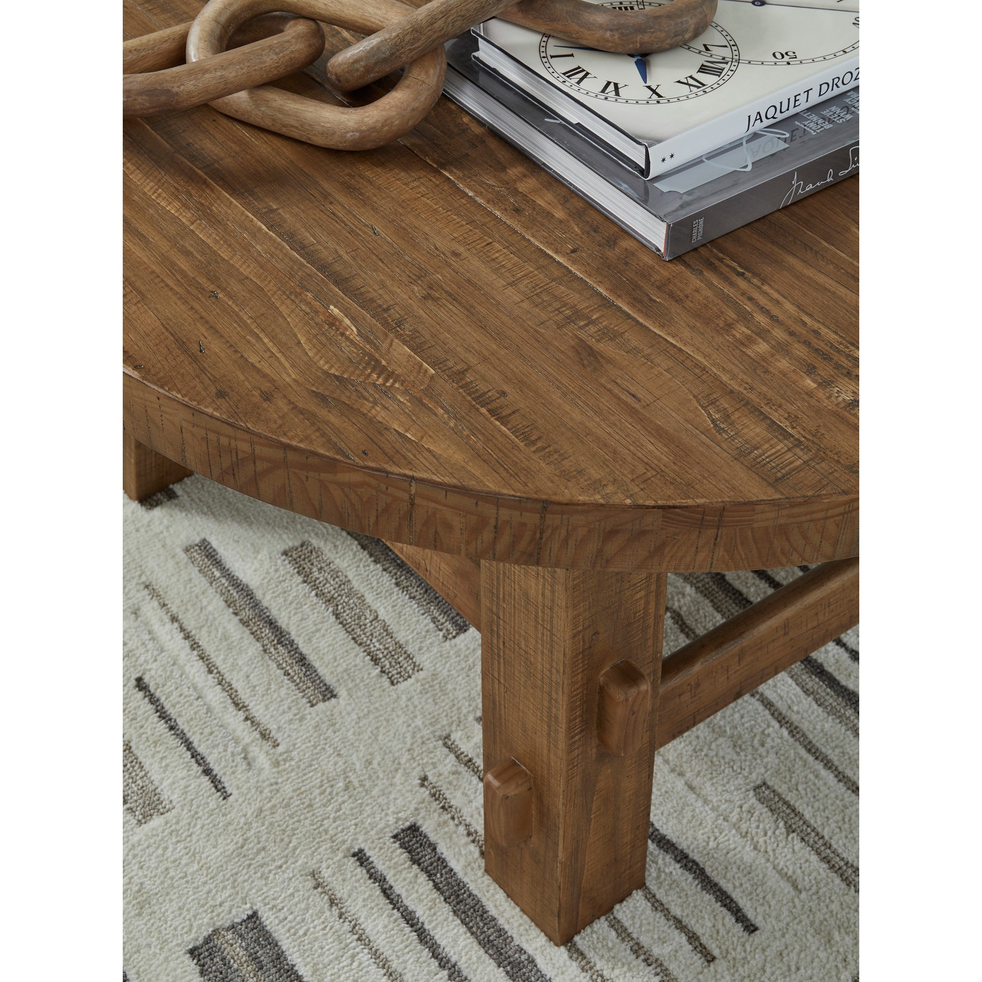 Modern Mackifeld Coffee Table - Stylish & Durable Living Room Center Table for Home Decor | Perfect for Living Room, Lounge & Office Spaces