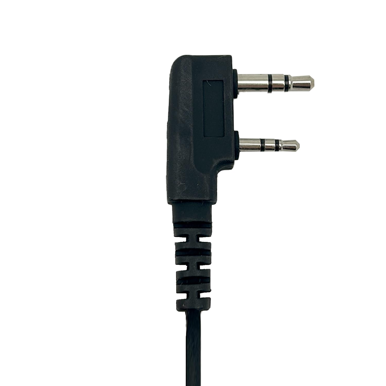 VBLL G Shape Swivel 2 Pin Earpiece with Microphone - Compatible with UV-5R, BF-F8HP, BF-888S, H-777, RT Series & TK Radios - Hands-Free Communication for Ham Radio, Security, and Outdoor Activities