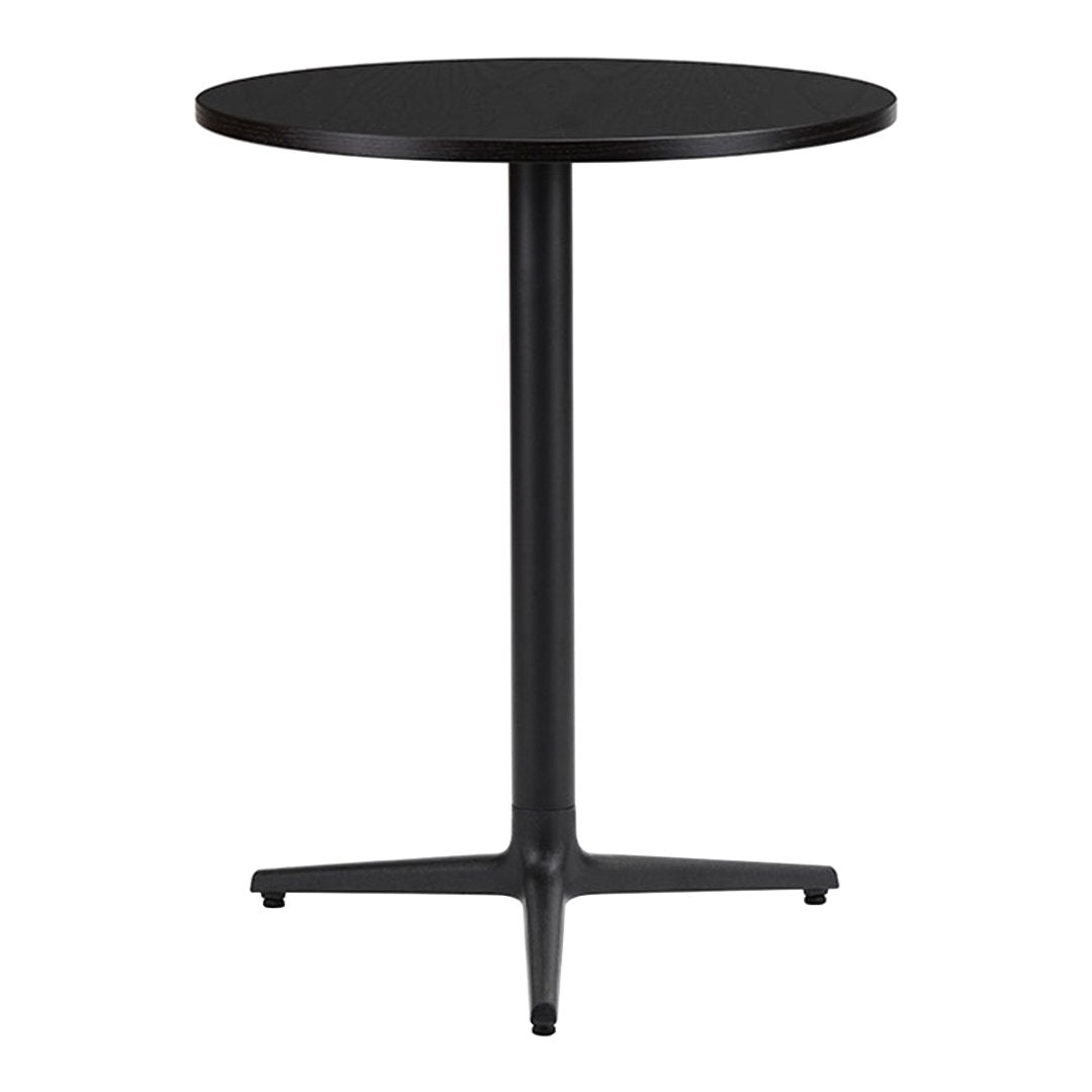 Round Cafe Table with 3 Legs - Modern Bistro Style Indoor/Outdoor Dining Furniture for Patio, Garden, or Coffee Shop