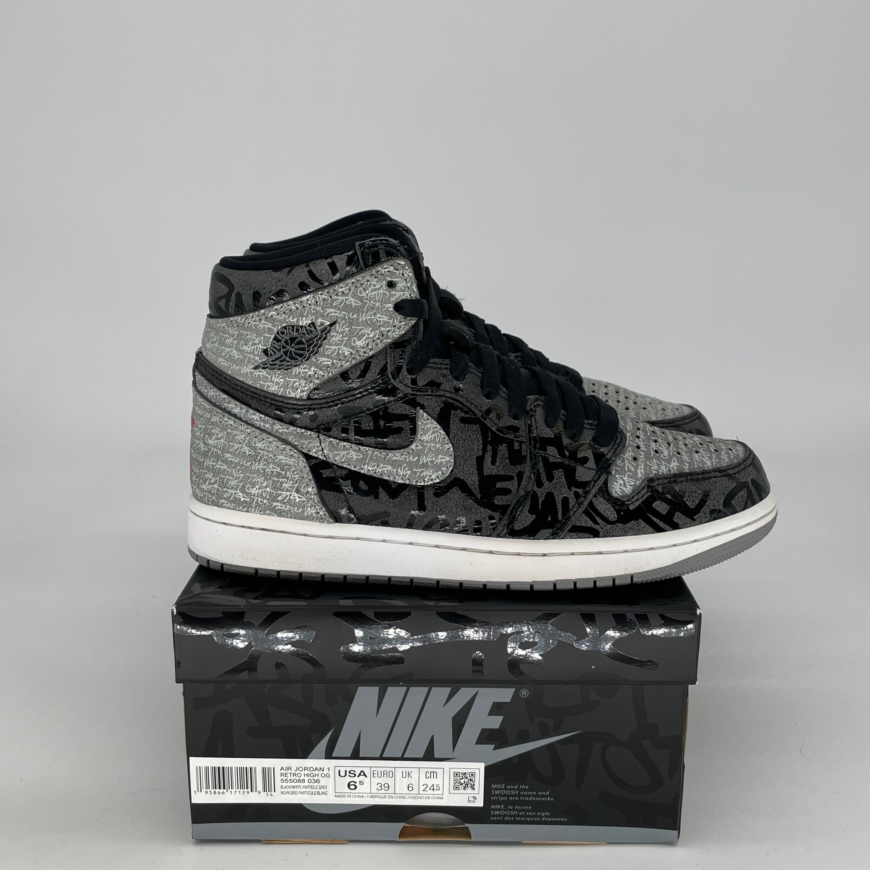 Air Jordan 1 Rebellionaire Women's Size 6/7.5W (555088-036) - Retro Basketball Shoes for Streetwear & Sneaker Collectors