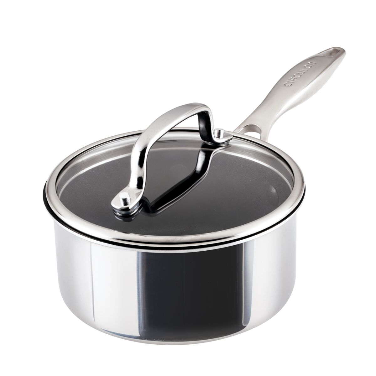 1.5 Quart ScratchDefense™ C1 Nonstick Sauce Pan with Lid - Durable & Easy Clean Cookware for Sauces, Soups & Stews - Perfect for Home Cooking & Professional Kitchens